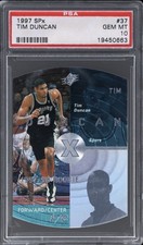 1997 SPx #37 TIM DUNCAN PSA 10 GEM MINT POP 59 Spurs Rookie 