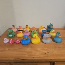 Rubber Ducks Jeep Ducking Bath Time Kids Toys Lot of 19 Assorted Colors