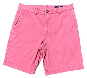 Vineyard Vines Men's 30x9 Breaker Shorts Solid Jetty Red Cotton Blend Preppy