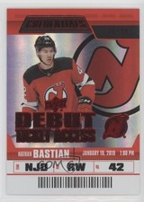2019 Upper Deck Credentials Debut Ticket Access Red /99 Nathan Bastian #113 08wv