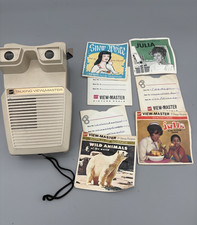 Vintage GAF Talking View Master  3 Master Reels Snow White, Julia, Animals READ