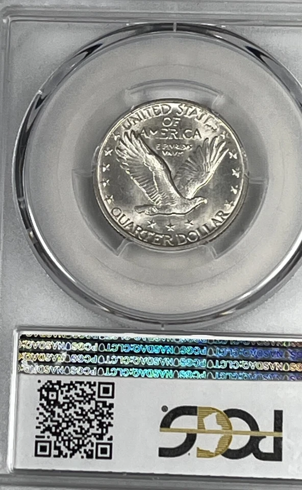 1923 Standing Liberty Quarter : PCGS MS65 CAC Blazing White - Image 2 of 4