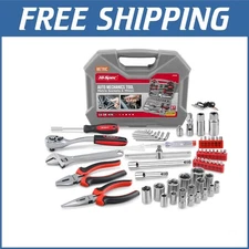 Complete 67Pc Metric Tool Set with Socket & Screwdriver - Ideal for Garage Use