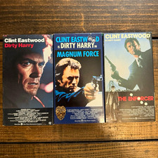 Warner Home Video Clint Eastwood 3-VHS Lot Fu...