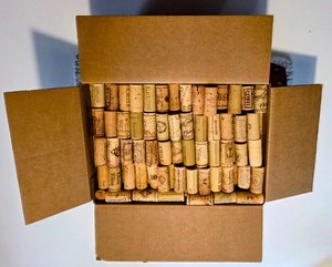 Lot of 400 plus a few more used wine corks