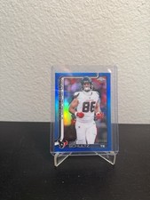 2025 Topps Chrome Football Dalton Schultz Blue Refractor /150 #118