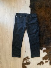 JEANS GUCCI MONOGRAM LOGO "GG" VINTAGE RARO DA TROVARE