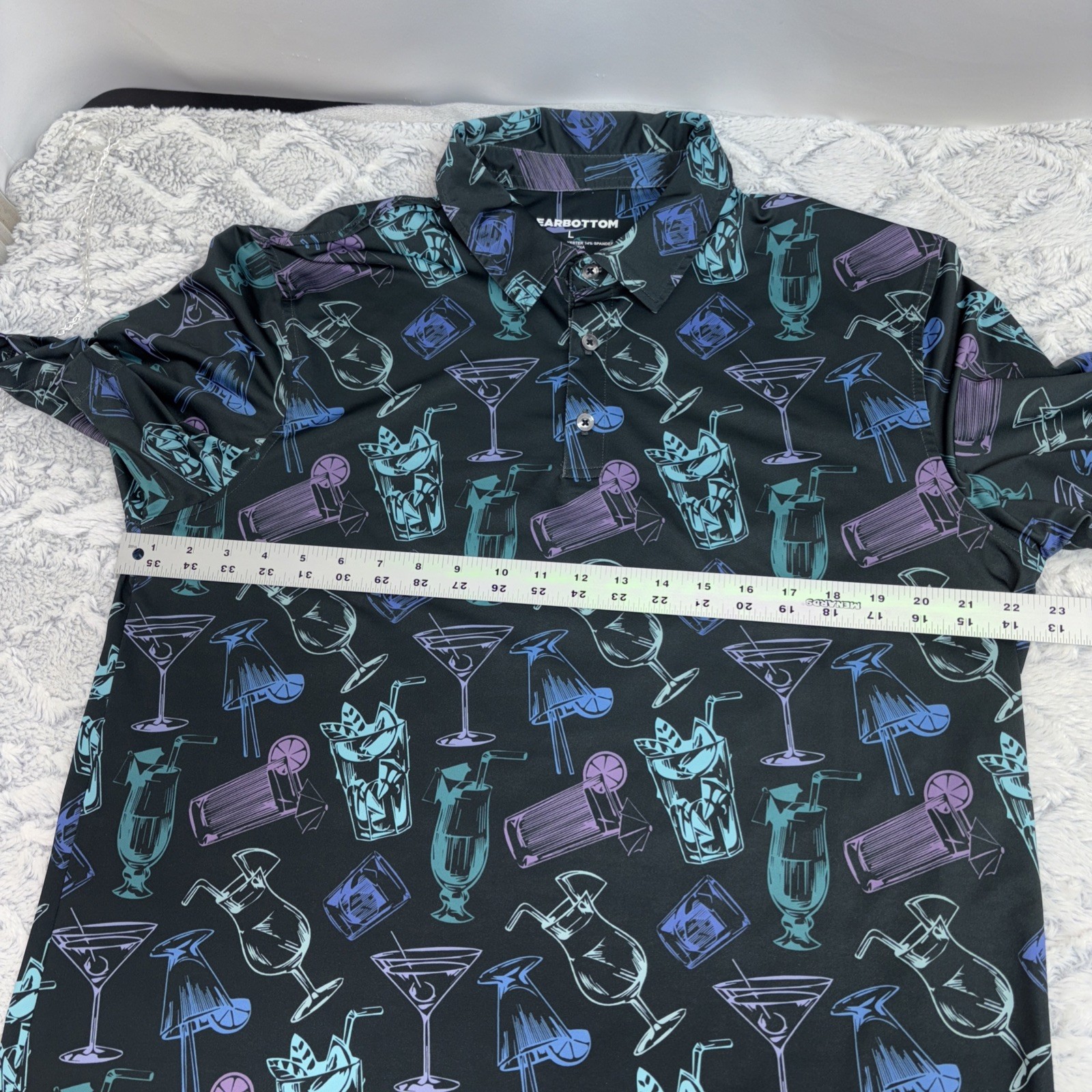 Bearbottom performance polo Cocktail Nightcap Siz… - image 7