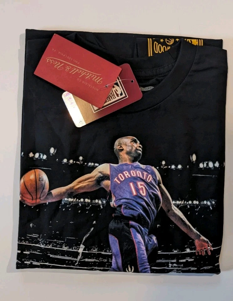 Mitchell & Ness Vince Carter 2000 NBA Slam Dunk Contest Champ Small T-Shirt NWT - Image 3 of 4