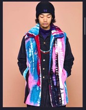 Needles x ts(s) Psychedelic Fleece Vest Size M - Great Condition