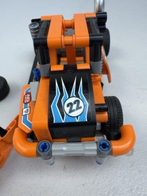 LEGO RACERS 8493- Orange Racing Car 22 Ace Just Car Lego  Toy Building Pieces