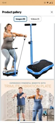 Life Pro Trimlite Vibration Plate Exercise Machine Gray