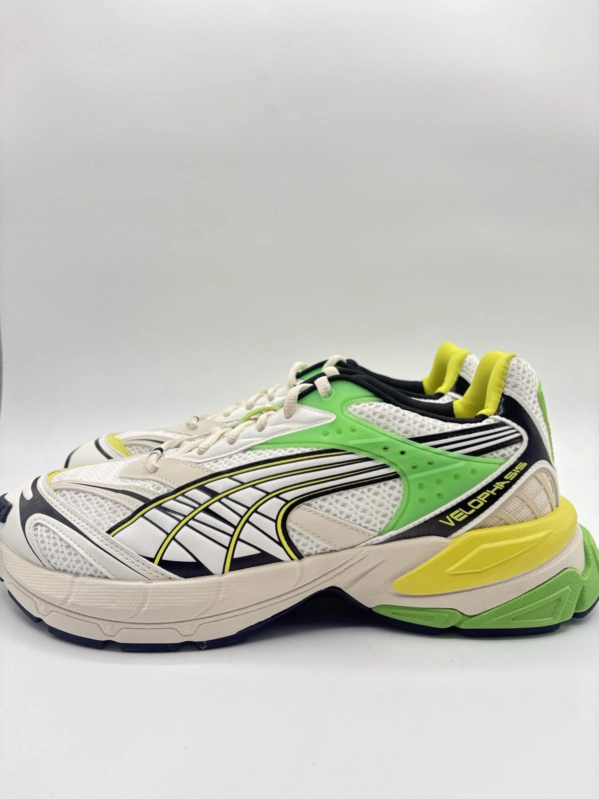 PUMA Uomo Velophasis Technisch Taglia 9.5 Verde Pappagallo 390932 09 