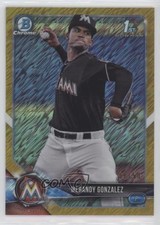 2018 Bowman Chrome Prospects Gold Shimmer Refractor 1/50 Merandy Gonzalez fm5