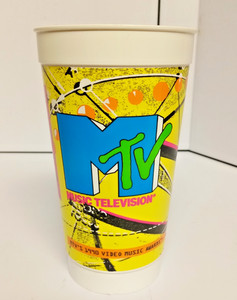 1990 MTV Taco Bell Video Music Awards Plastic Cup Retro Vintage Nostalgia