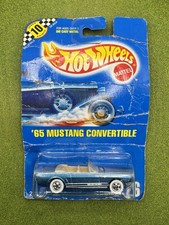 1989 Hot Wheels ‘65 Mustang Convertible #26 Blue 2197 Mattel Sealed NEW