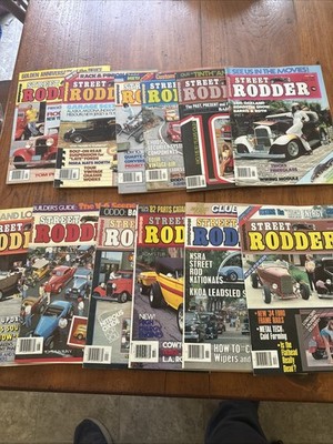 1982 Street Rodder Magazine Full Year Twelve Issues