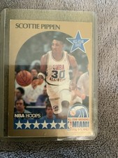 Scottie Pippen Chicago Bulls NBA All-Star Weekend 1990 Card #9 NBA Hoops