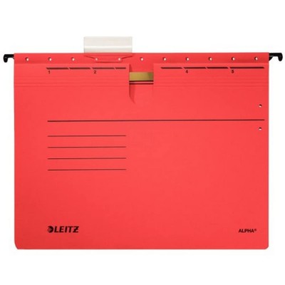 Leitz Alpha 19843025 Suspension Files for Professional Filing Pack of 5 Coloured