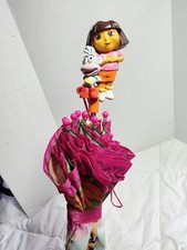 Nickelodeon Dora The Explorer Pink Umbrella Dora Boots Handle Y2k Retro Original