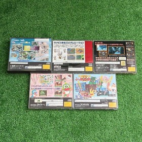 Sega Saturn SimCity Convenience Store 2 School Ghost Story Puzzle Bobble 2X Puyo