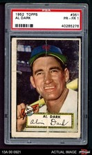 1952 Topps #351 Al Dark Giants PSA 1 - POOR