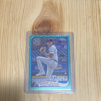 Topps 2024 Chrome Blue Mojo Refractor Reese Olson #88C-13 RC /199 Detroit Tigers