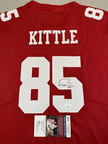 SAN FRANCISCO 49ERS- GEORGE KITTLE AUTOGRAPH NFL PLAYERS NIKE JERSEY JSA CD05181