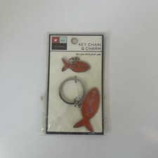 Cat Pet Owner Keychain and Pet Charm Set I Love My Human I Love My Cat New