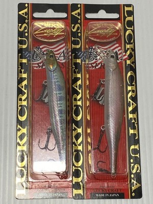 Jerkbaits by Lucky Craft, Lot of 2, Lightning Pointer 110Sp, 1/2 oz., New