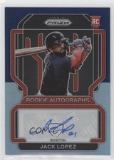 2022 Panini Prizm Rookie Blue & Carolina 10/25 Jack Lopez #RA-JZ Auto 0bt4