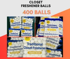 400 Balls Long-Lasting Freshener Balls – For Drawers, Laundry & Linen Spaces