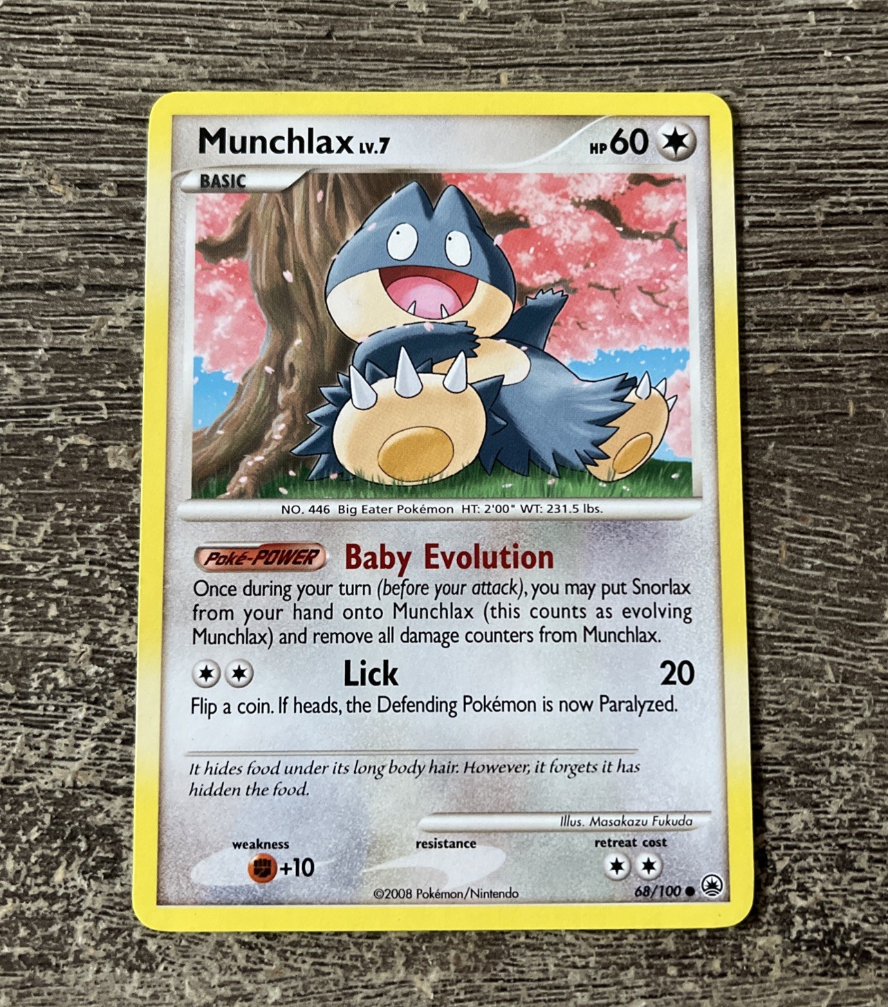 Munchlax Common Majestic Dawn 68/100 NM