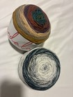 Lion Brand Mandala Ombre 525 Warlock Multicolor DK Acrylic Yarn Cake Lot of 2 — photo 3