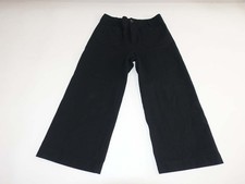 Maeve by Anthropologie Women's The Colette Wide Leg Cropped Pants Size 31 Black