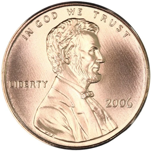 2006-P Lincoln Memorial Cent — photo from the most recent tracked eBay sale