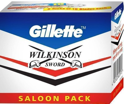 400 GILLETTE WILKINSON SWORD RASIERKLINGEN Double Edge Sicherheitsklinge...