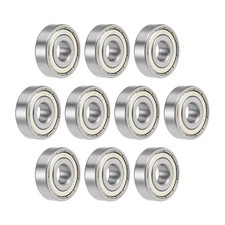 16100ZZ Deep Groove Ball Bearing 10x28x8mm Double Shielded Chrome Steel P0 10pcs
