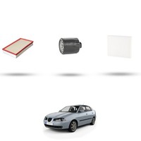 Hoffcar Set Service - 3 Filter Kompatibel Mit Seat Cordoba III 1.4 16V 74Kw D
