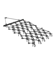 VEVOR✅Drag Harrow,4 x 4 ft Durable Chain Harrow with 69 Sharp Teeth,Suitable for