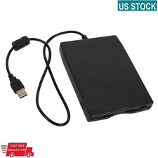 USB 2.0 External 3.5" 1.44MB Floppy Disk Drive Universal For Laptop PC Computers