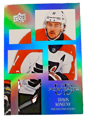 2024-25 Upper Deck UD Portraits #P8 Travis Konecny Phildadelphia Flyers