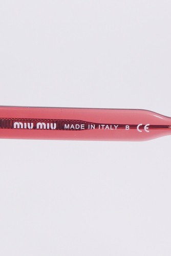 Miu MU04QVA Donna Occhiali Marrone Quadrato Cornice Demo Lente 140mm Full Rim - Picture 10 of 12