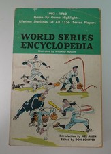 1903-1960 World Series Encyclopedia Baseball Good Condition Paperback