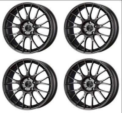 ENKEI GENUINE OEM 19x8.0 +45 5x112 DS [4 rims wheels ] JDM ☆ PFM1