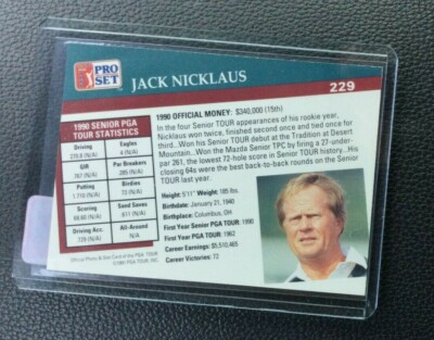 1991 Pro Set Jack Nicklaus #229 | eBay