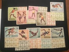 ICOLLECTZONE  Burundi 101-110 Olympics  VF NH margin copies