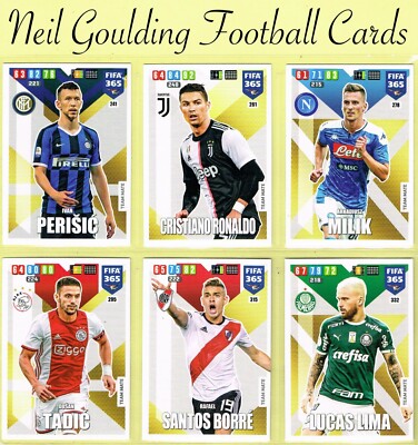 Panini Adrenalyn XL 2019-20   FIFA 365 2020   Football Cards #226 bis #333