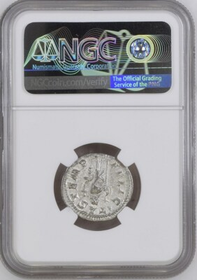 Philip I, AD 244-249 ROMAN EMPIRE AR Double-Denarius NGC Grade Ch