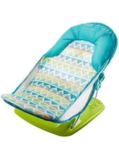 Summer Deluxe Baby Bather (Triangle Stripes) – Bath Support for Use in the Sin